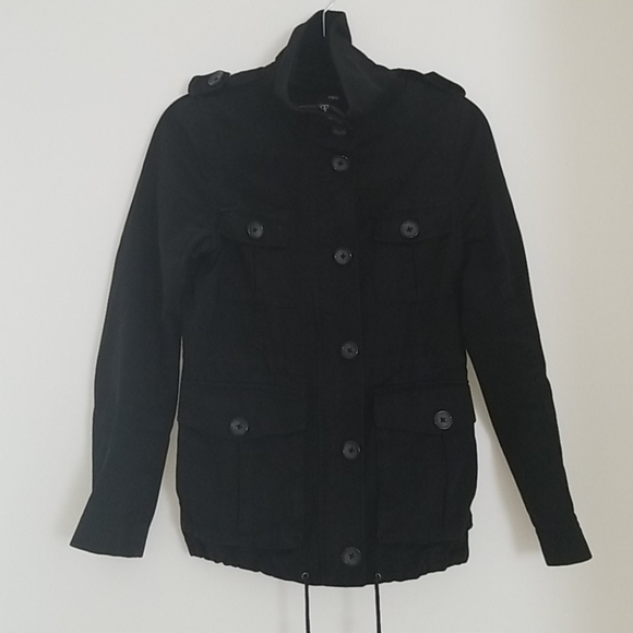 H&M black canvas jacket